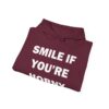 Smile if Horny Hooded Sweatshirt - Image 8