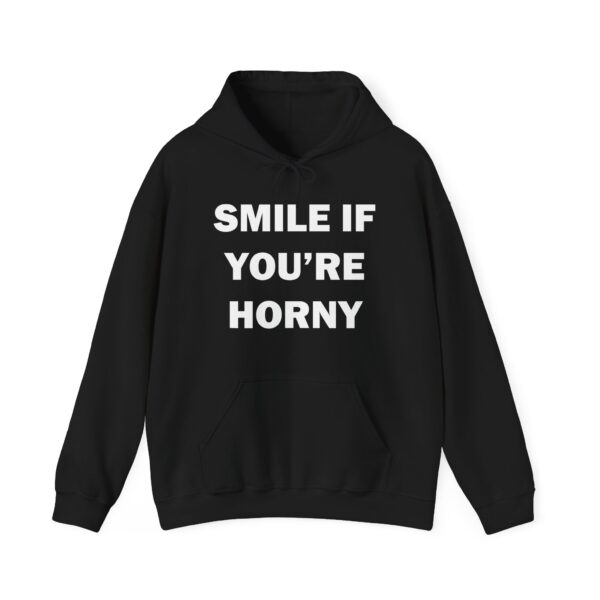 Smile if Horny Hooded Sweatshirt