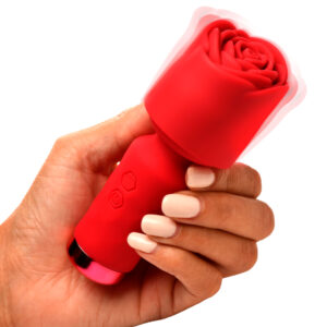 Pleasure Rose-Petite Mini Silicone Rose Wand