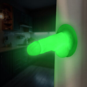 Glow-In-The-Dark Suction Snap-on Peckers