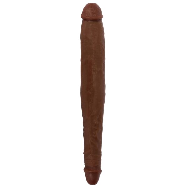 JOCK 13 Inch Tapered Double Dong Brown BULK