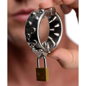 Impaler Locking CBT Ring with Spikes