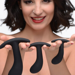 Dark Delights 3 Piece Curved Anal Trainer Set