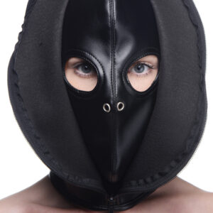 Zip Front Bondage Hood