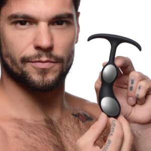 Premium Silicone Weighted Prostate Plug - Small