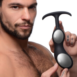 Premium Silicone Weighted Prostate Plug - XL