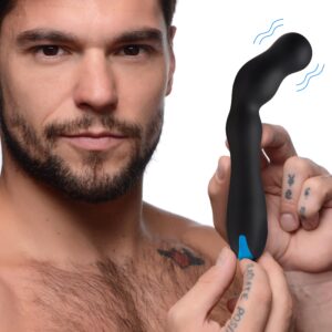 12X Silicone Beaded Prostate Vibrator