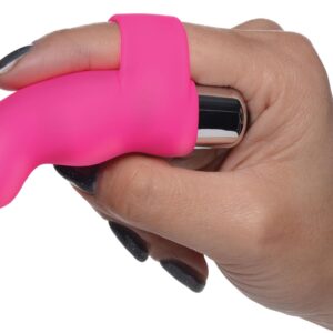 G-Thrill Silicone Finger Vibe - Magenta