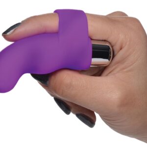 G-Thrill Silicone Finger Vibe - Purple