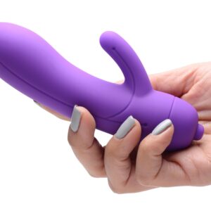 7X Lil Smoothie Mini Silicone Rabbit Vibe - Violet